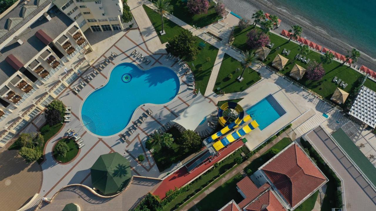 Aqi Hydros Club Hotel Kemer Bagian luar foto Aerial view of the hotel